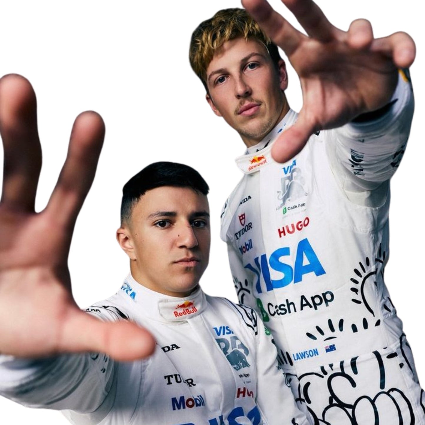 2025 F1 Racing Costume Worn By Isack Hadjar and Liam Lawson British GP