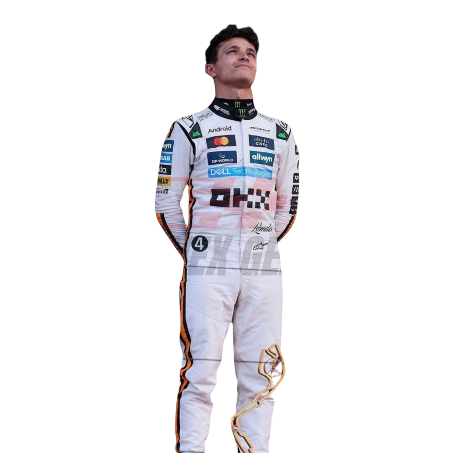 2025 Lando Norris Monaco GP F1 Racing Suit