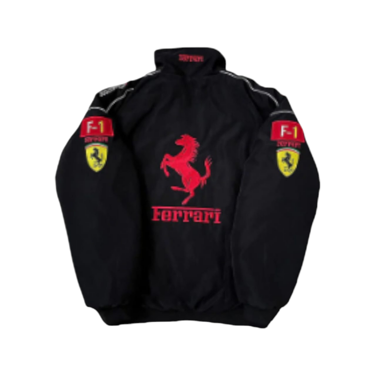 F1 Vintage Ferrari Black Jacket