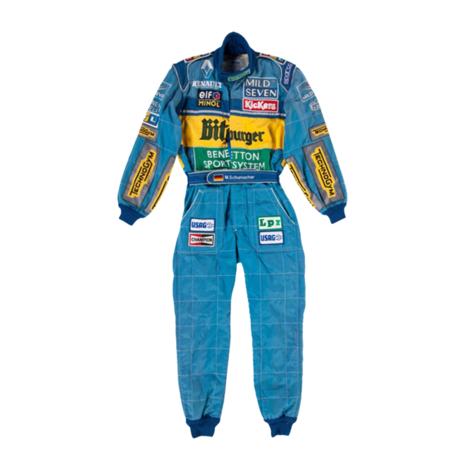 1995 Michael Schumacher BitBurger F1 Racing Suit