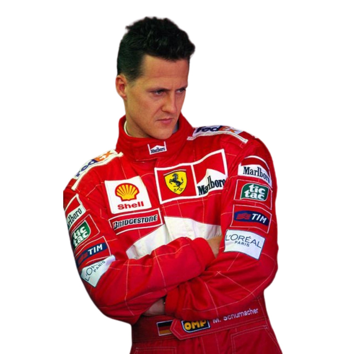 2001 Michael Schumacher Belgian GP F1 Racing Suit