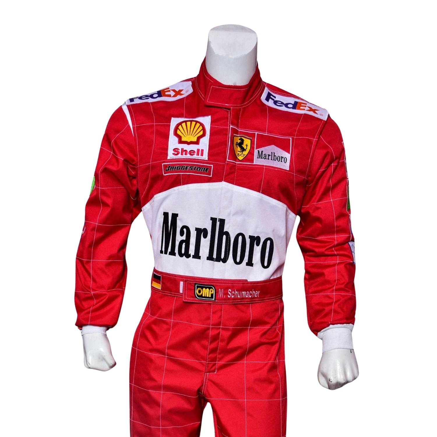 2001 Michael Schumacher Belgian GP F1 Racing Suit