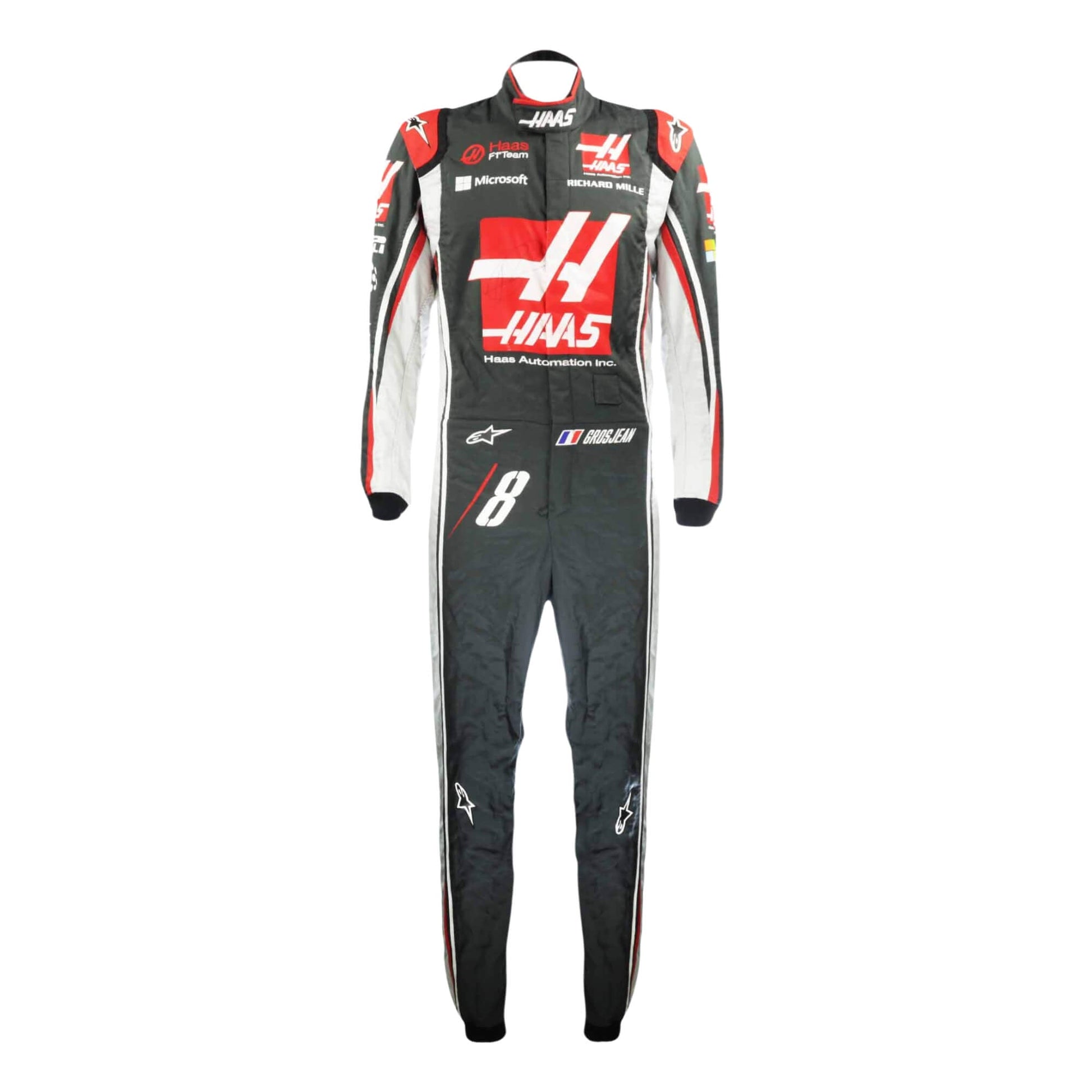 2017 Romain Grosjean F1 Racing Suit