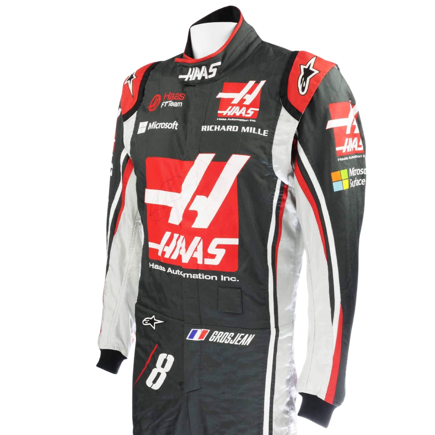 2017 Romain Grosjean F1 Racing Suit