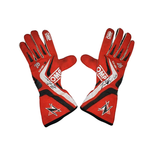 2018 Zach Veach  Racing Gloves