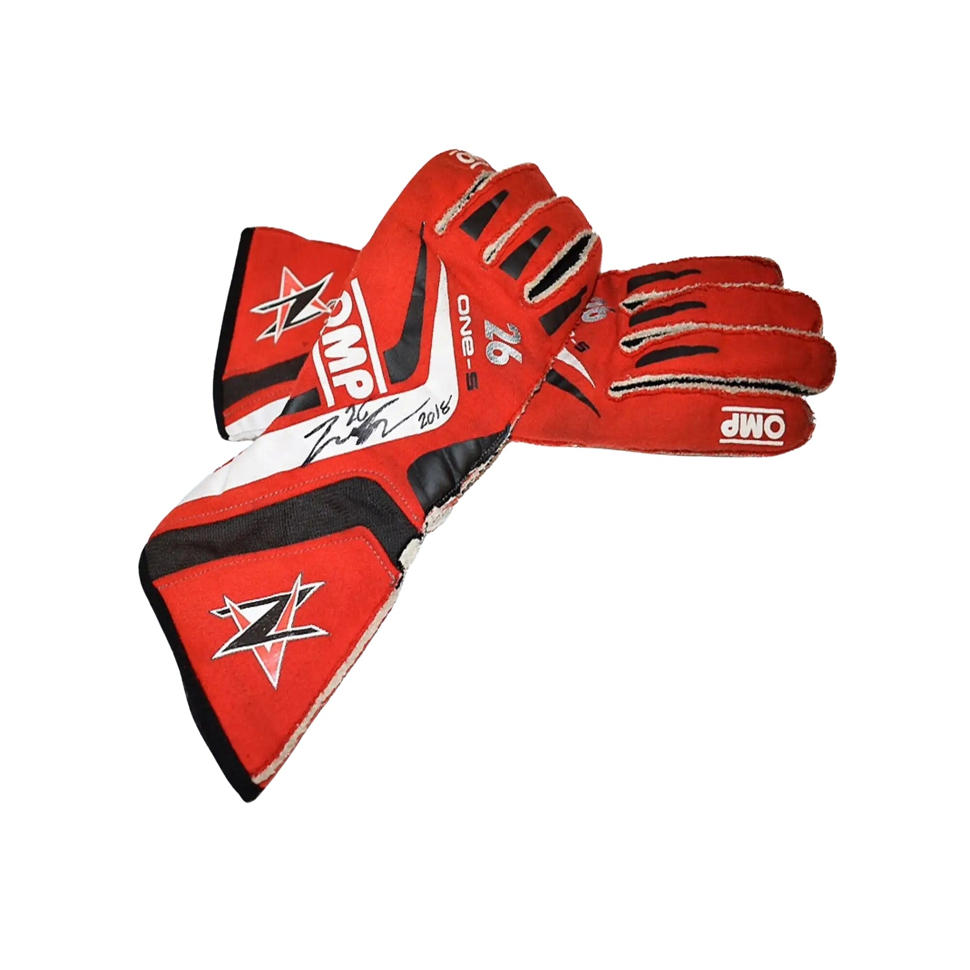 2018 Zach Veach  Racing Gloves