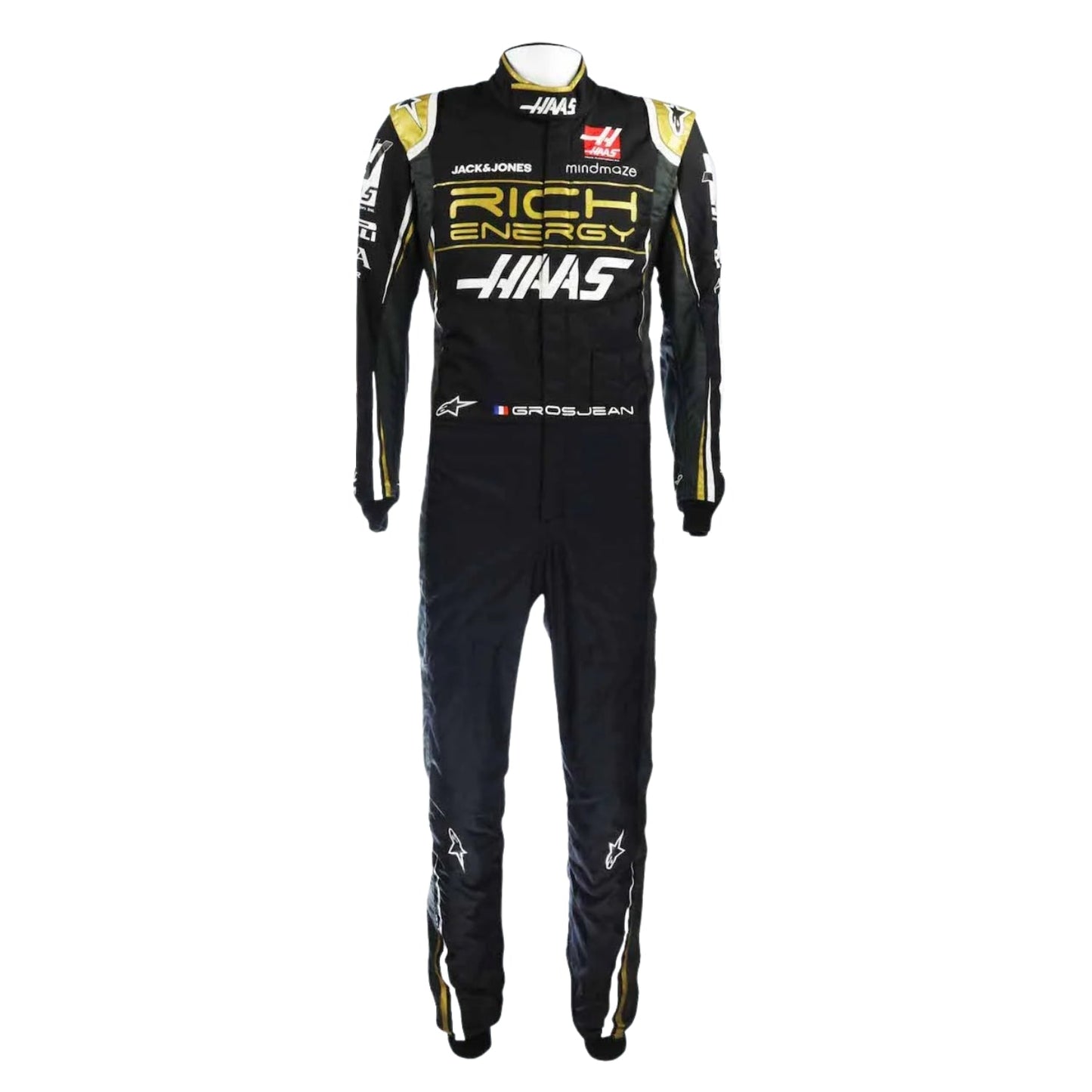 2019 Romain Grosjean F1 Racing Suit