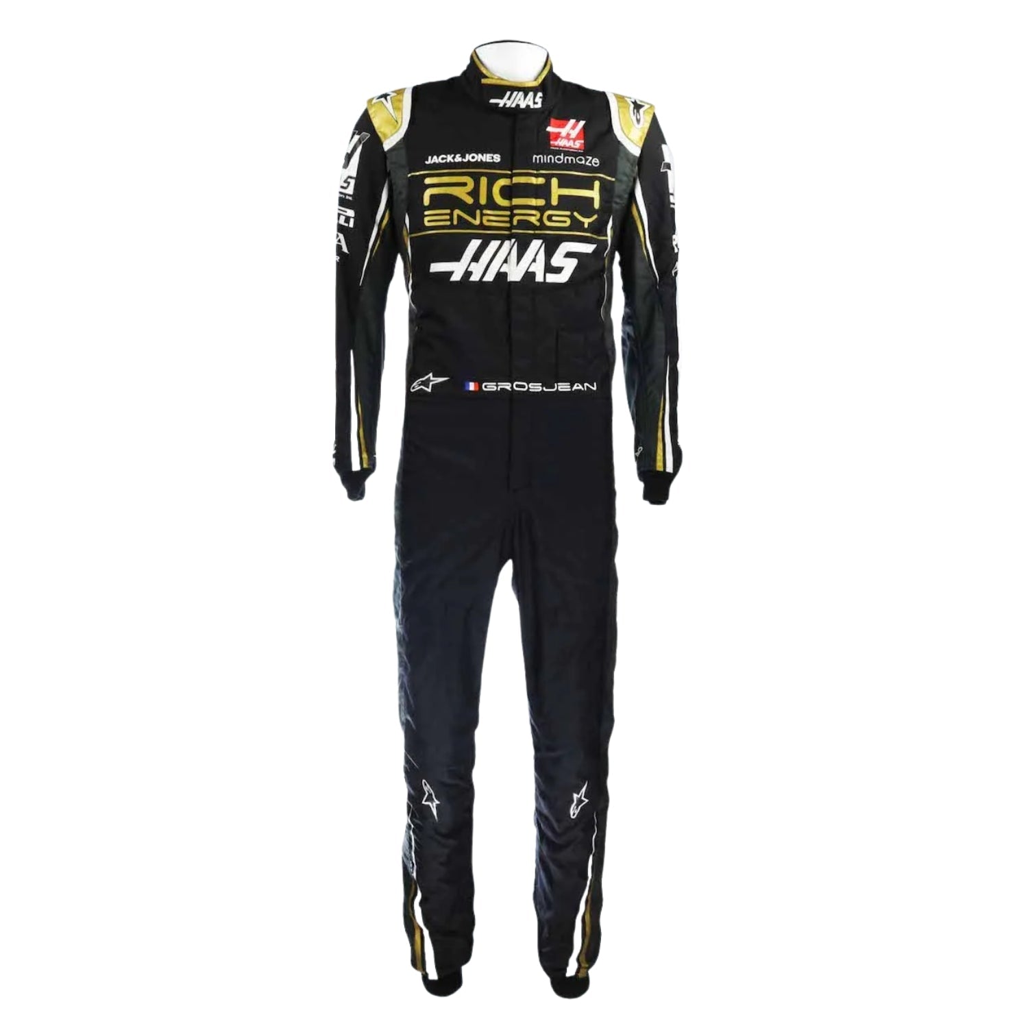 2019 Romain Grosjean F1 Racing Suit