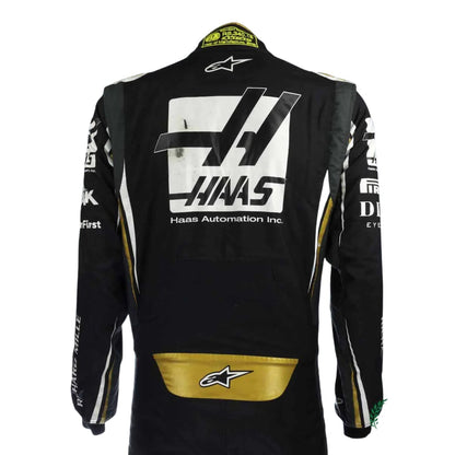 2019 Romain Grosjean F1 Racing Suit