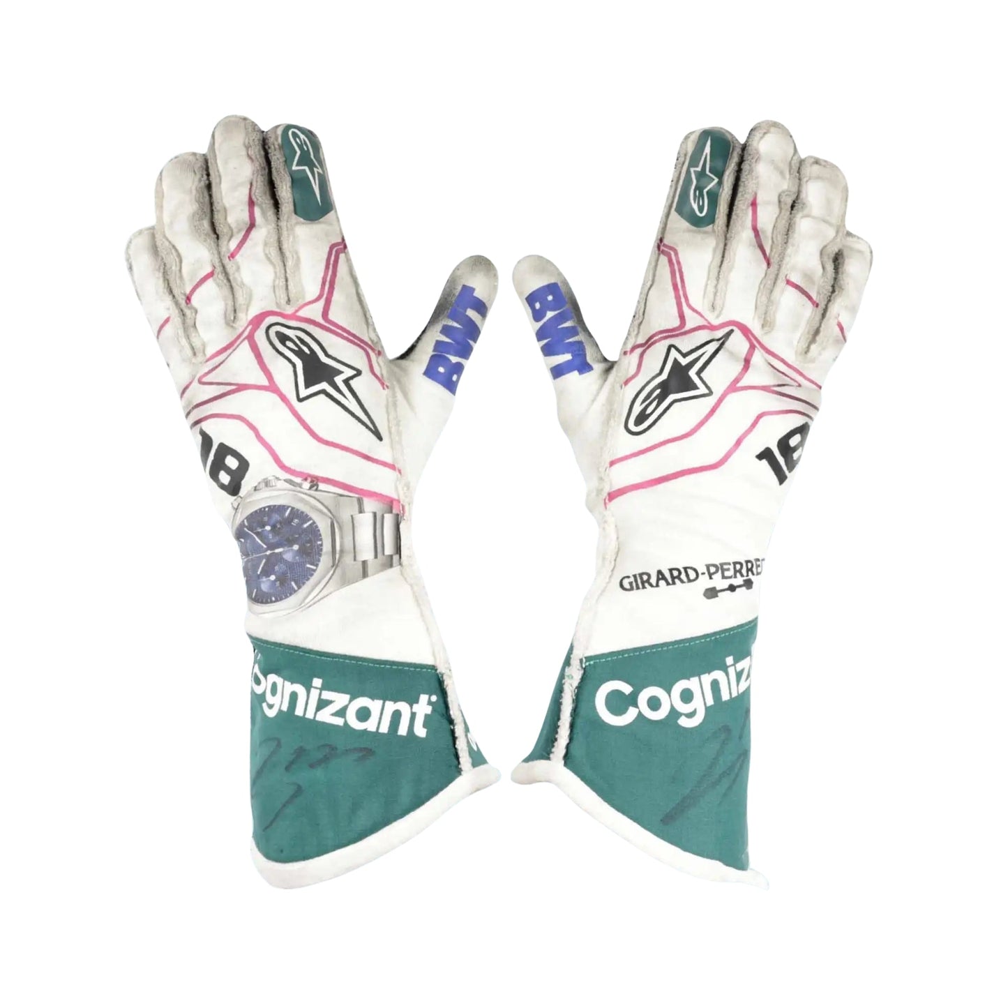 2021 Lance Stroll F1 Racing Gloves