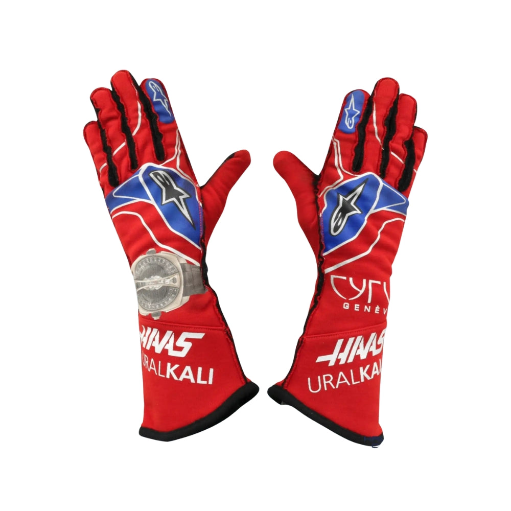 2021 Nikita Mazepin Mexico GP F1 Racing Gloves