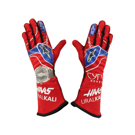 2021 Nikita Mazepin Mexico GP F1 Racing Gloves