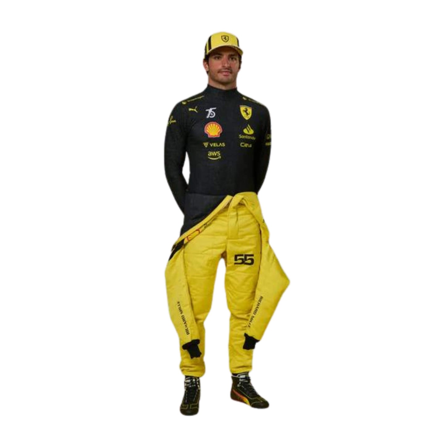 2022 Carlos Sainz 75th Anniversary F1 Racing Suit