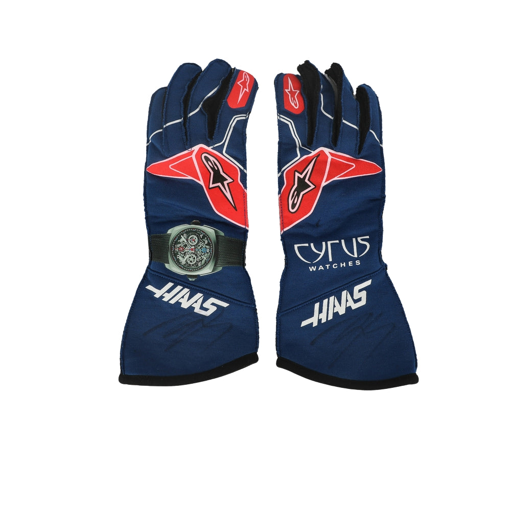 2022 Kevin Magnussen F1 Race Gloves