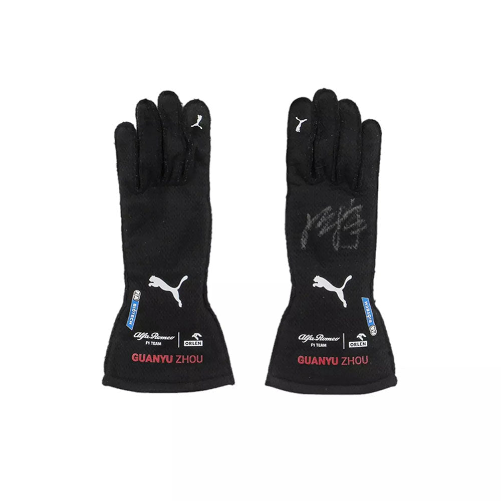 2022 Zhou Guanyu  Singapore GP F1 Racing Gloves