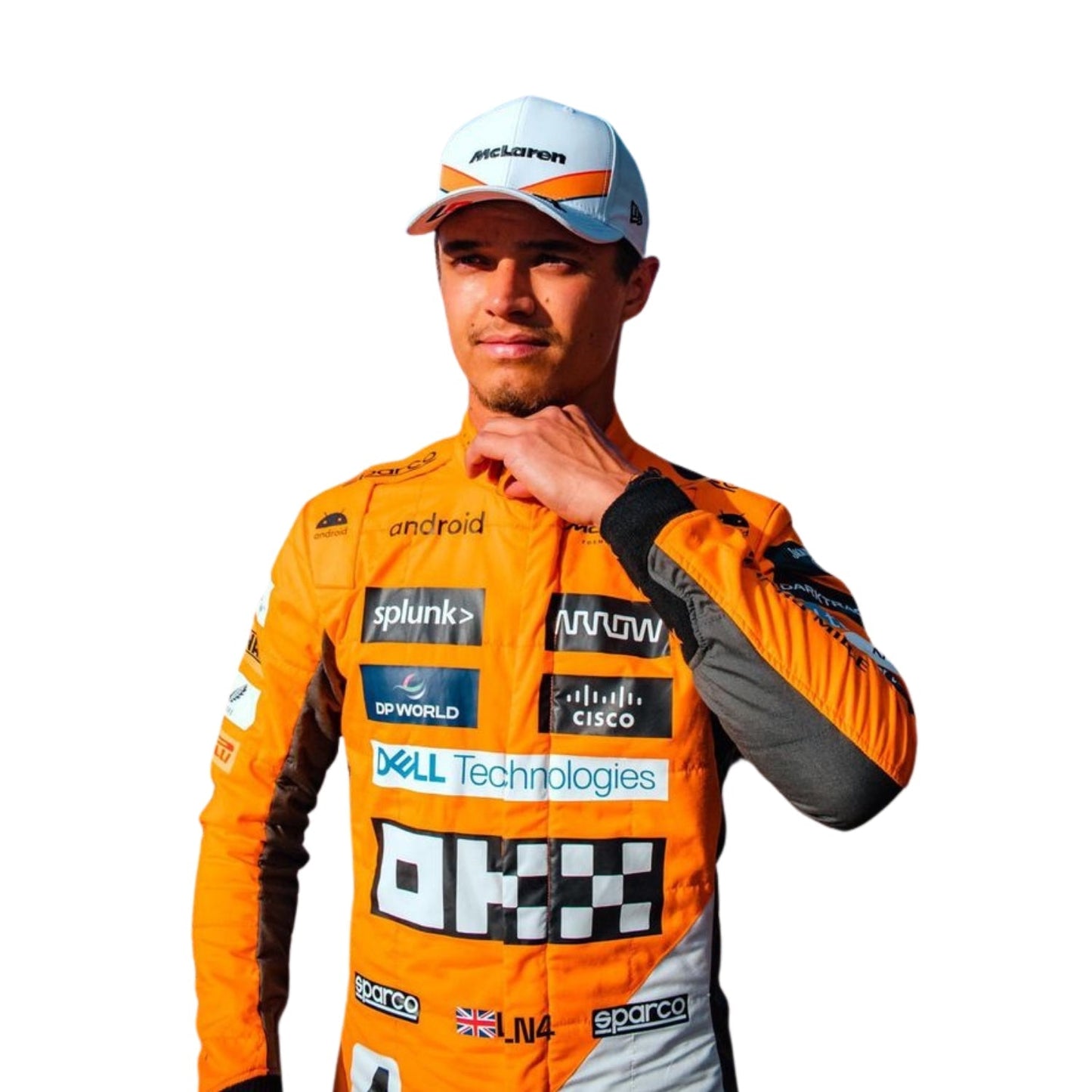 2023 Lando Norris 'Triple Crown' Spanish GP F1 Racing Suit