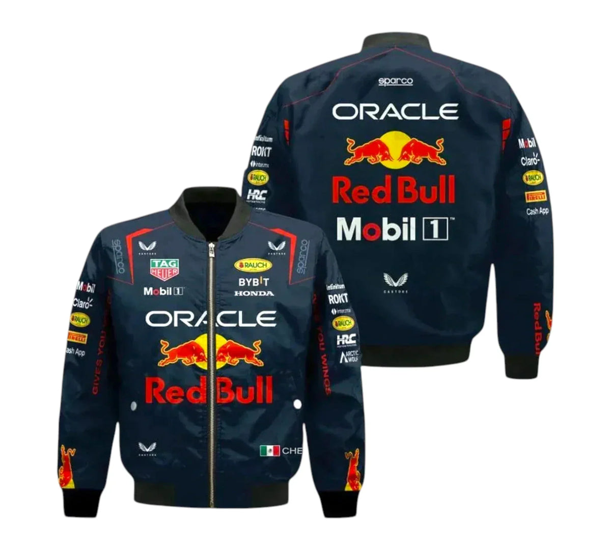 2023 Sergio Perez Oracle Red bull Racing F1 Vintage Jacket