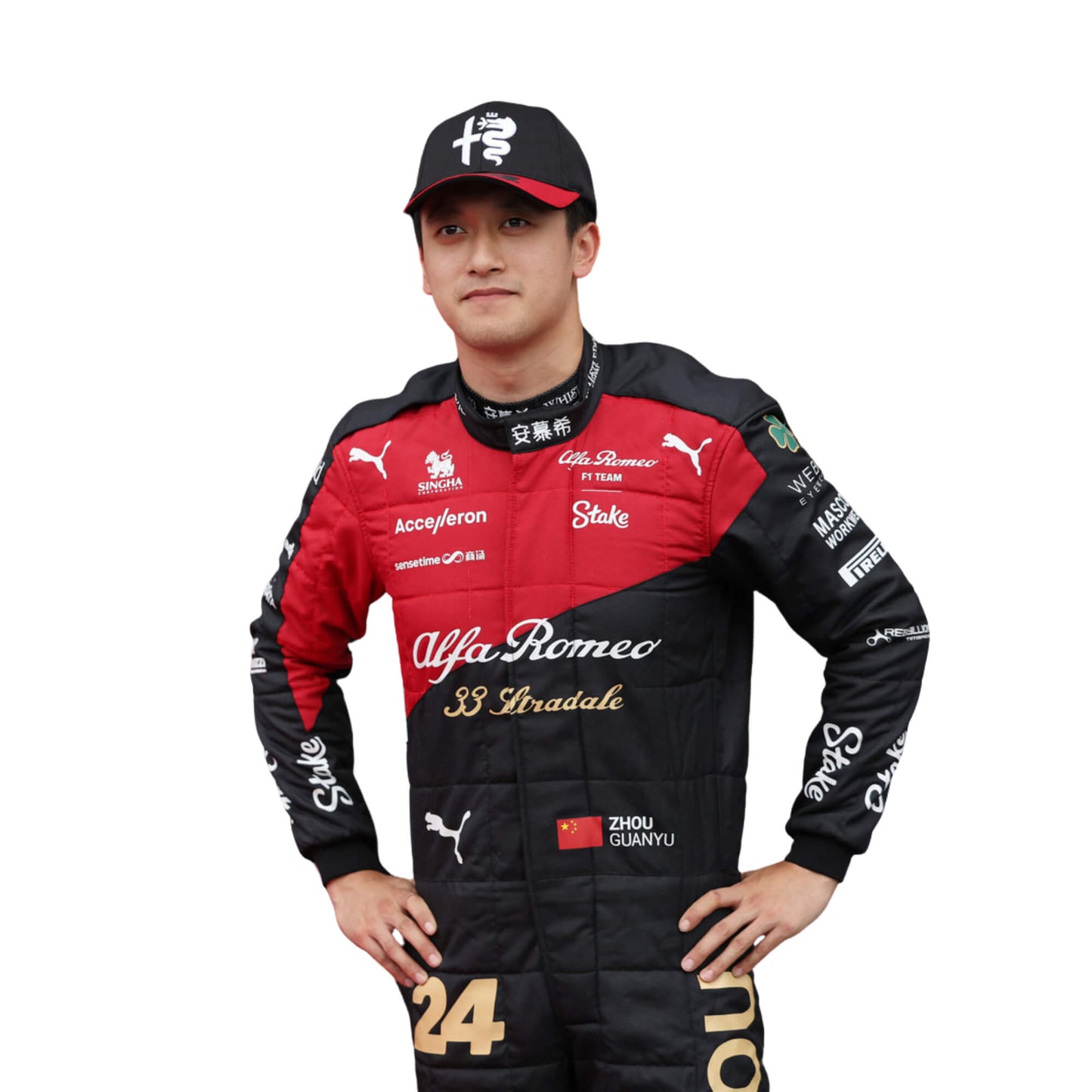 2023 Zhou Guanyu - Italian GP F1 Racing Suit