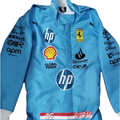 2024 Charles Leclerc Miami Grand Prix F1 Racing Suit
