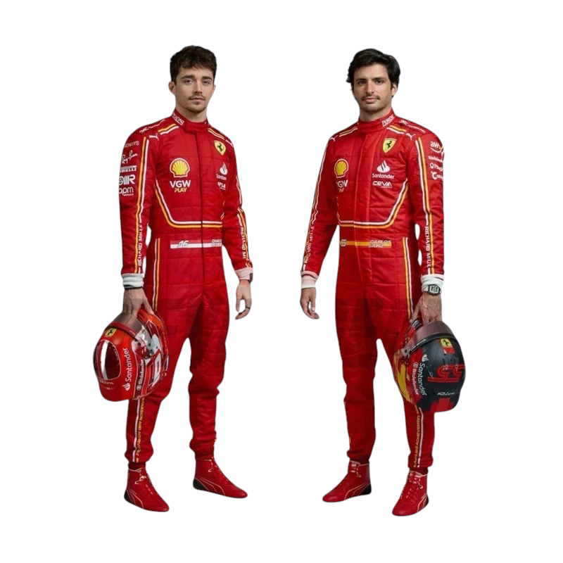 2024 F1 Racing Costume Worn by Charles Leclerc & Carlos Sainz Jr.