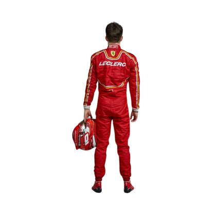  2024 F1 Racing Costume Worn by Charles Leclerc & Carlos Sainz Jr.
