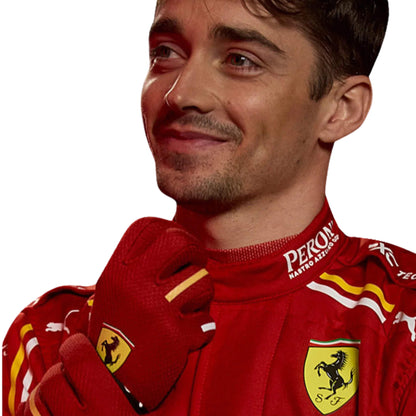  2024 F1 Racing Costume Worn by Charles Leclerc & Carlos Sainz Jr.