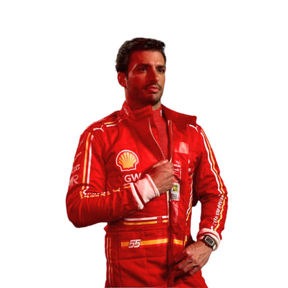  2024 F1 Racing Costume Worn by Charles Leclerc & Carlos Sainz Jr.