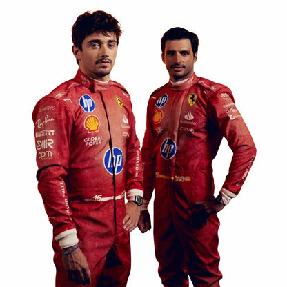 2024 F1 Racing Costume Worn by Charles Leclerc & Carlos Sainz Jr. - Las Vegas GP