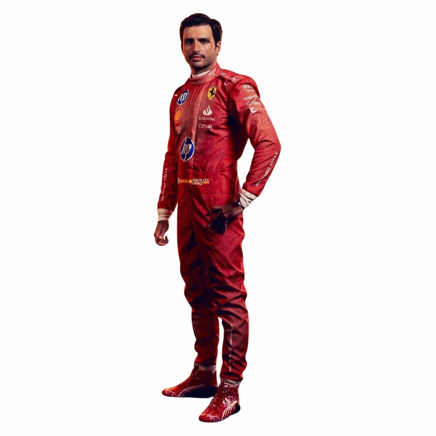 2024 F1 Racing Costume Worn by Charles Leclerc & Carlos Sainz Jr. - Las Vegas GP