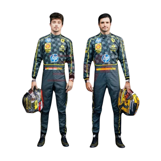 2024 F1 Racing Costume Worn by Charles Leclerc & Carlos Sainz Jr. –  HP Italy GP