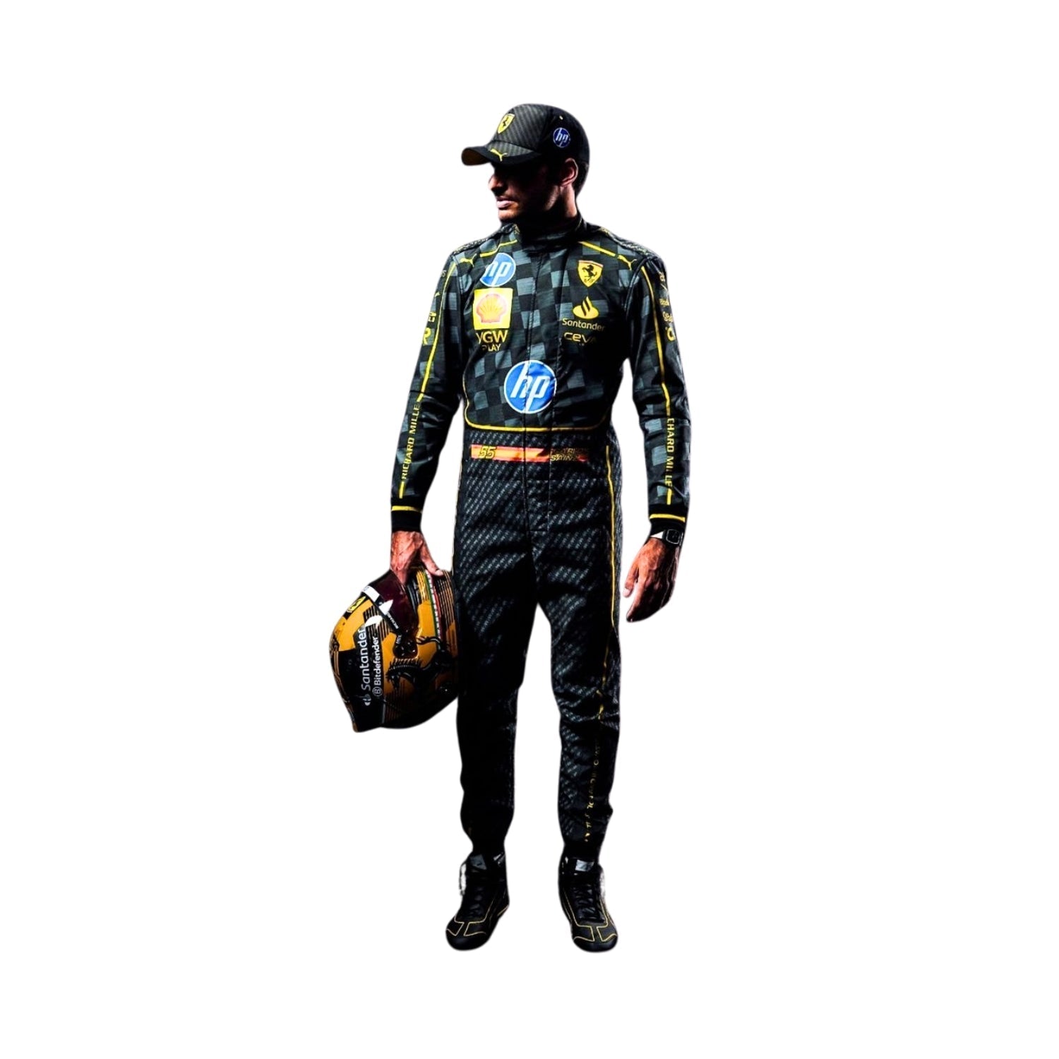 2024 F1 Racing Costume Worn by Charles Leclerc & Carlos Sainz Jr. –  HP Italy GP