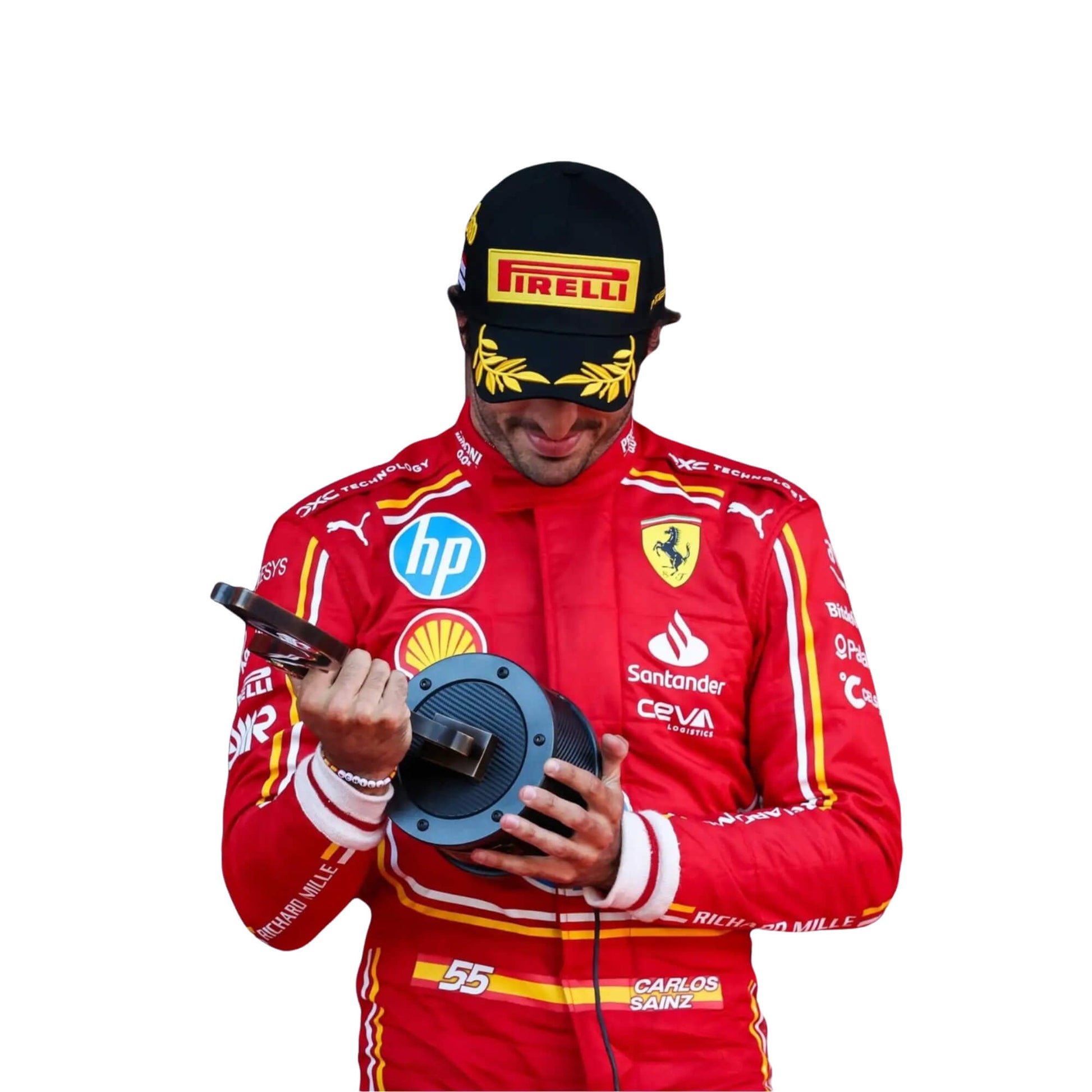 2024 F1 Racing Costume Worn by Charles Leclerc & Carlos Sainz Jr. – HP Monaco GP