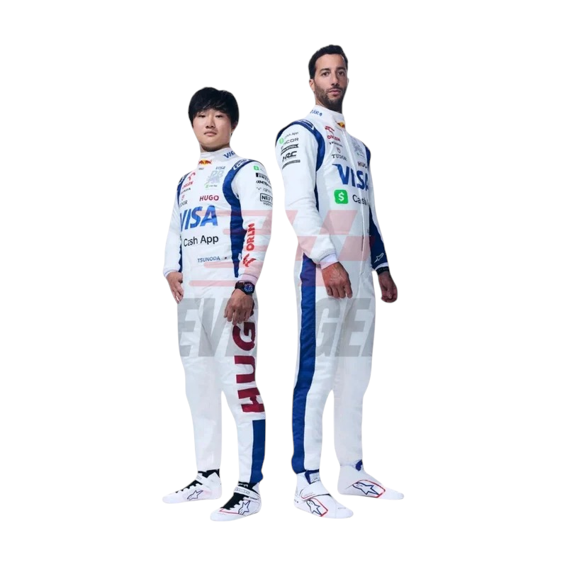 2024 F1 Racing Costume Worn by Daniel Ricciardo & Yuki Tsunoda – Las Vegas GP