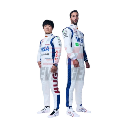2024 F1 Racing Costume Worn by Daniel Ricciardo & Yuki Tsunoda – Las Vegas GP