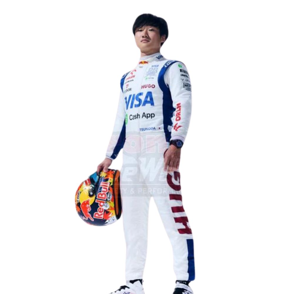 2024 F1 Racing Costume Worn by Daniel Ricciardo & Yuki Tsunoda – Las Vegas GP