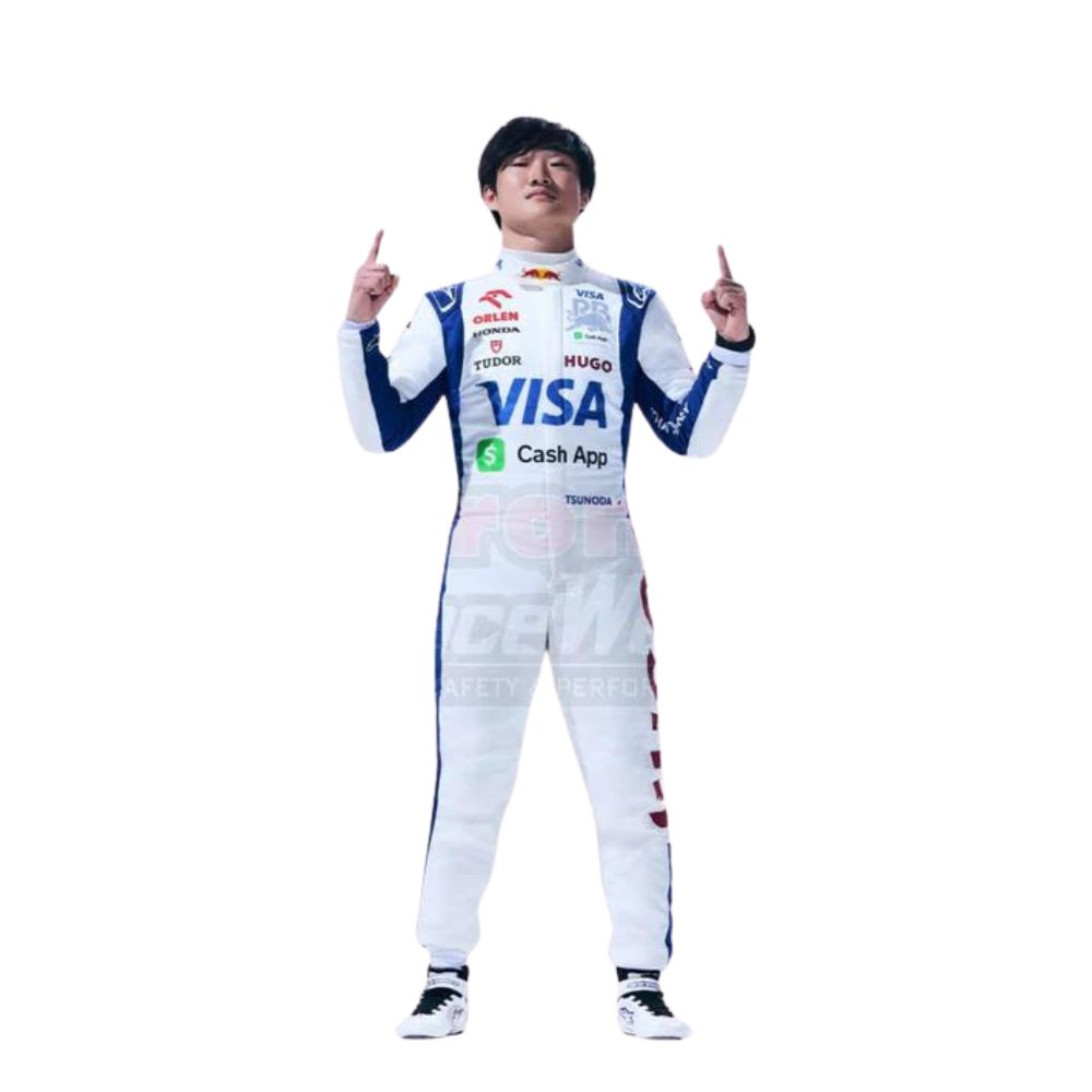 2024 F1 Racing Costume Worn by Daniel Ricciardo & Yuki Tsunoda – Las Vegas GP