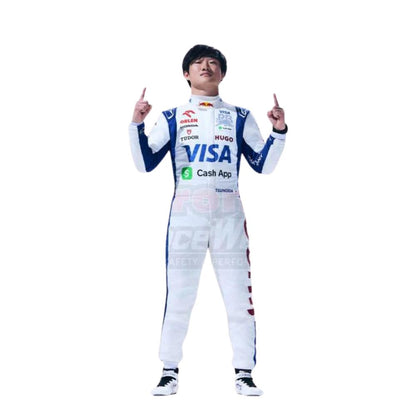 2024 F1 Racing Costume Worn by Daniel Ricciardo & Yuki Tsunoda – Las Vegas GP