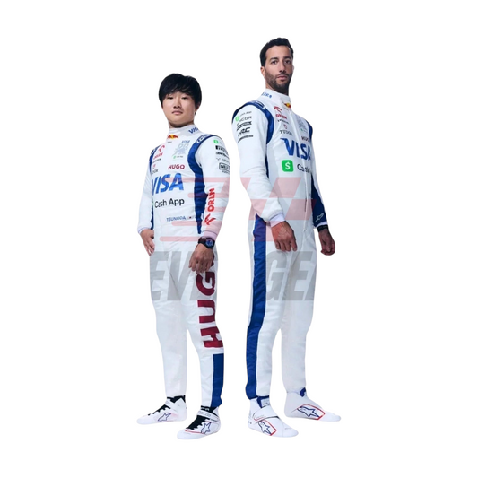 2024 F1 Racing Costume Worn by Daniel Ricciardo & Yuki Tsunoda – Las Vegas GP