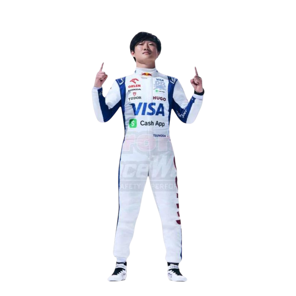 2024 F1 Racing Costume Worn by Daniel Ricciardo & Yuki Tsunoda – Las Vegas GP