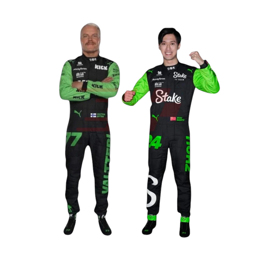 2024 F1 Racing Costume Worn by Guanyu Zhou & Valtteri Bottas