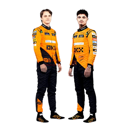 2024 F1 Racing Costume Worn by Lando Norris & Oscar Piastri
