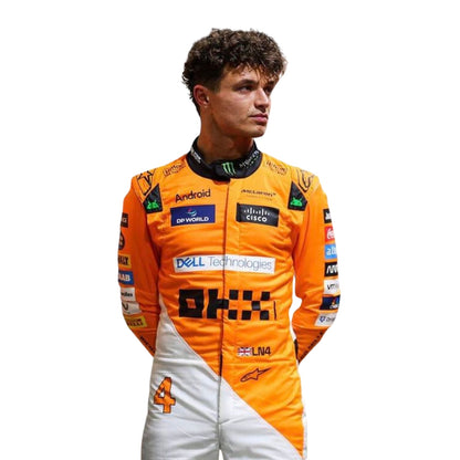 2024 F1 Racing Costume Worn by Lando Norris & Oscar Piastri 