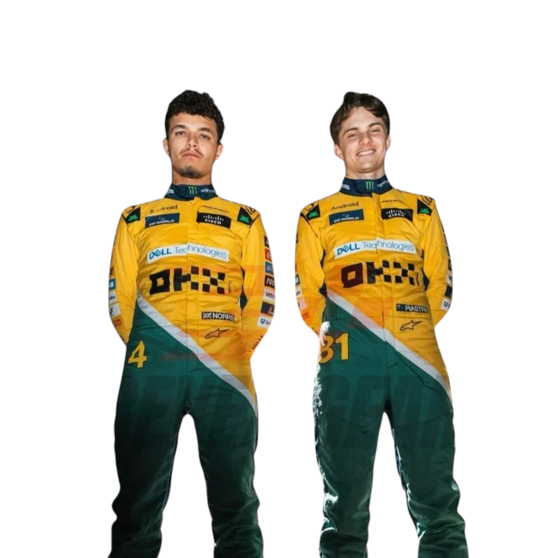 2024 F1 Racing Costume Worn by Lando Norris & Oscar Piastri – Monaco GP