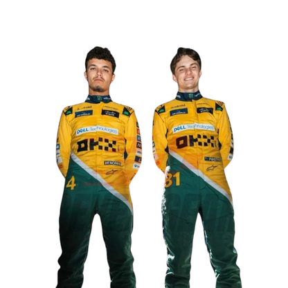 2024 F1 Racing Costume Worn by Lando Norris & Oscar Piastri – Monaco GP
