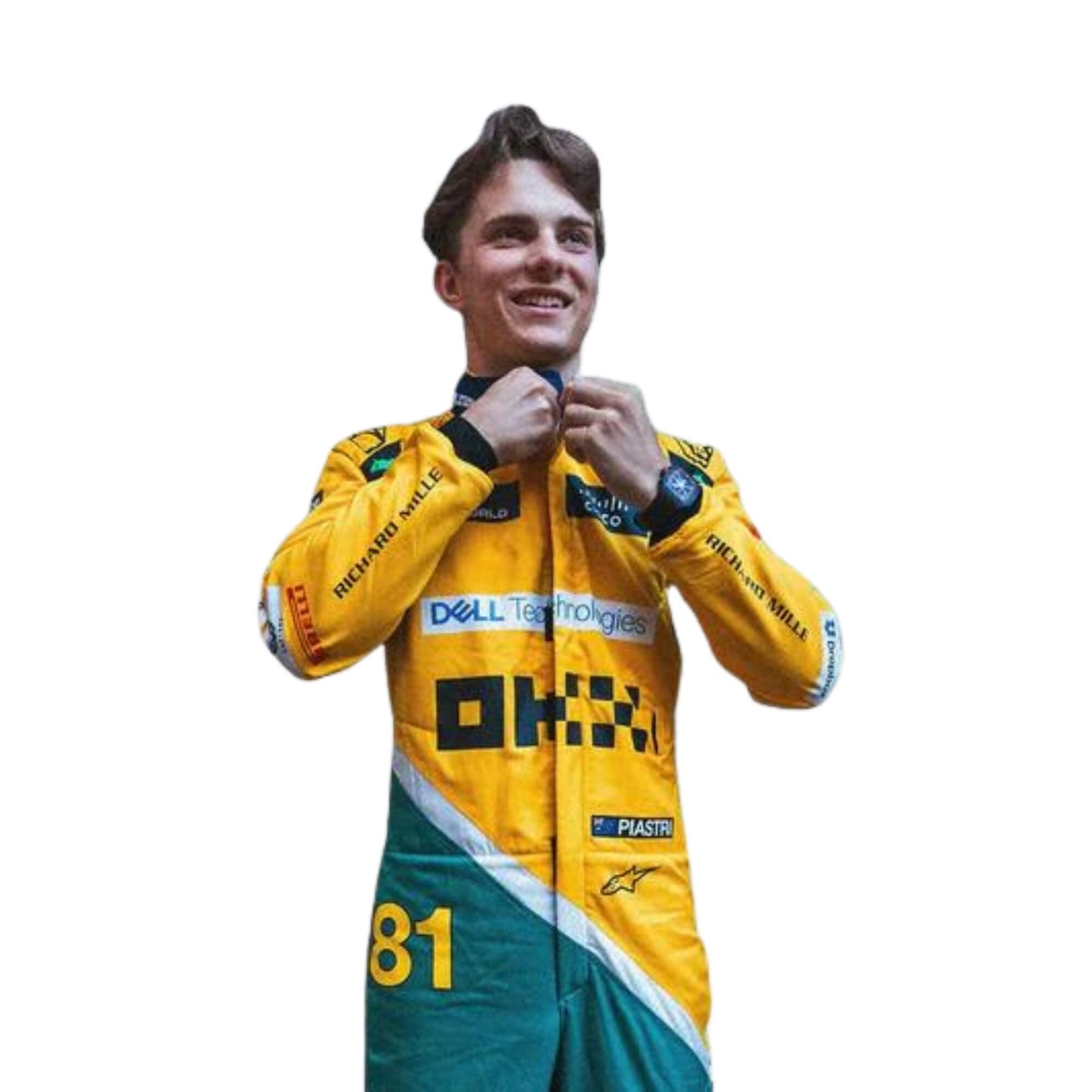 2024 F1 Racing Costume Worn by Lando Norris & Oscar Piastri – Monaco GP