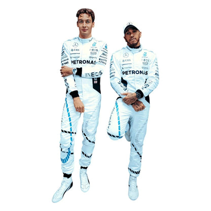 2024 F1 Racing Costume Worn by Lewis Hamilton & George Russell–  Qatar GP