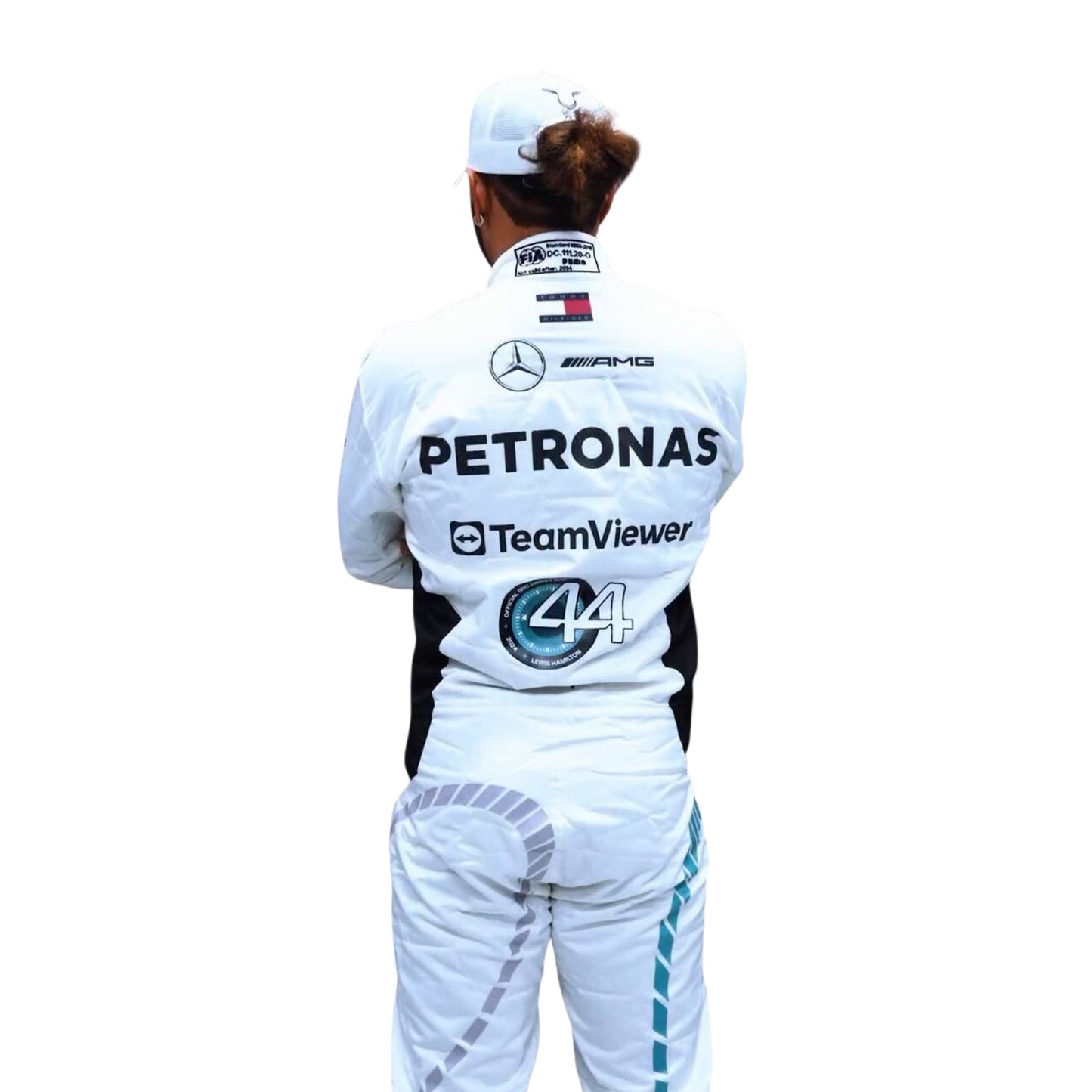2024 F1 Racing Costume Worn by Lewis Hamilton & George Russell–  Qatar GP