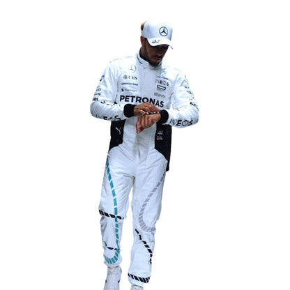 2024 F1 Racing Costume Worn by Lewis Hamilton & George Russell–  Qatar GP