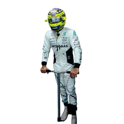 2024 F1 Racing Costume Worn by Lewis Hamilton & George Russell–  Qatar GP