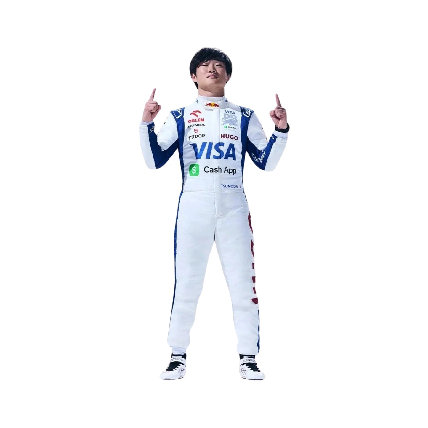 2024 Yuki Tsunoda Visa Cash App F1 Racing Suit